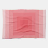 Geometrie des roten Quadrats Küchentuch (Horizontal)