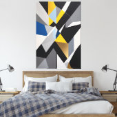 Geometrie des Souls Leinwanddruck (Insitu (Schlafzimmer))
