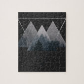 Geometrie Dreiecke Misty Fores Puzzle (Vertikal)
