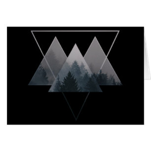 Geometrie Dreiecke Misty Forest