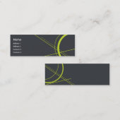 Geometrie - dünn mini visitenkarte (Vorne/Hinten)