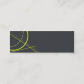 Geometrie - dünn mini visitenkarte (Rückseite)