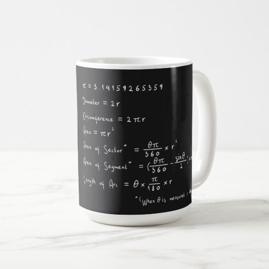 Geometrie einer Schaltplanvorlage Kaffeetasse (VorderseiteRechts)