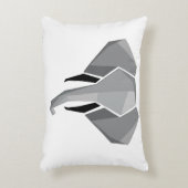 Geometrie Elephant Head Dekokissen (Vorderseite(Vertikal))