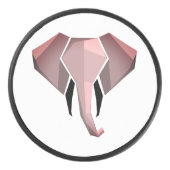 Geometrie Elephant Head Eishockey Puck (Vorderseite)