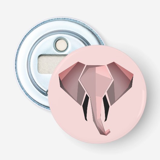 Geometrie Elephant Head Flaschenöffner (Vorderseite)