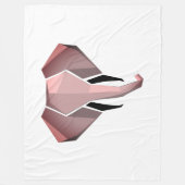 Geometrie Elephant Head Fleecedecke (Vorderseite)