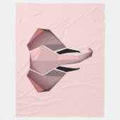 Geometrie Elephant Head Fleecedecke (Vorderseite)
