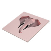 Geometrie Elephant Head Fliese (Seite)