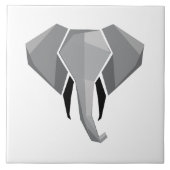 Geometrie Elephant Head Fliese (Vorderseite)