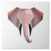Geometrie Elephant Head Fliese (Vorderseite)