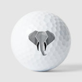 Geometrie Elephant Head Golfball (Vorderseite)