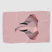 Geometrie Elephant Head Golfhandtuch (Horizontal)