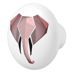 Geometrie Elephant Head Keramikknauf