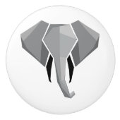Geometrie Elephant Head Keramikknauf (Vorderseite)