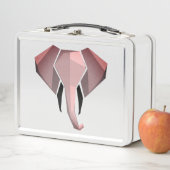 Geometrie Elephant Head Metall Brotdose (Beispiel)