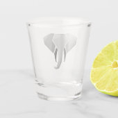 Geometrie Elephant Head Schnapsglas (Rückseite)