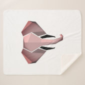 Geometrie Elephant Head Sherpadecke (Vorderseite (Horizontal))