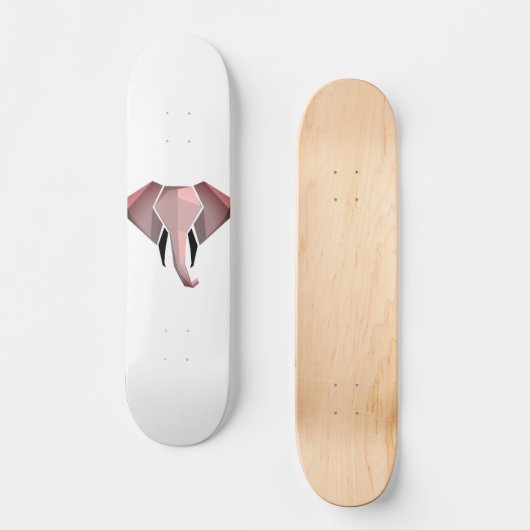 Geometrie Elephant Head Skateboard (Vorderseite)