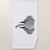 Geometrie Elephant Head Strandtuch (Vorderseite)