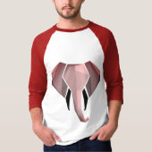 Geometrie Elephant Head T-Shirt (Vorderseite)