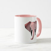 Geometrie Elephant Head Tasse (VorderseiteRechts)