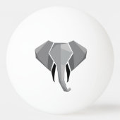 Geometrie Elephant Head Tischtennisball (Rückseite)