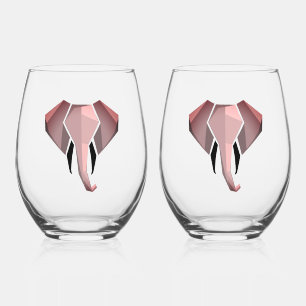 Geometrie Elephant Head Weinglas Ohne Stiel