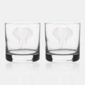 Geometrie Elephant Head Whiskyglas (Rückseite)