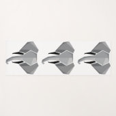 Geometrie Elephant Head Yogamatte (Vorderseite (Horizontal))