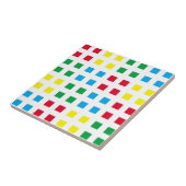 Geometrie - farbiges Muster Fliese (Seite)