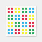Geometrie - farbiges Muster Serviette (Vorderseite)