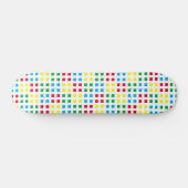 Geometrie - farbiges Muster Skateboard (Horizontal)