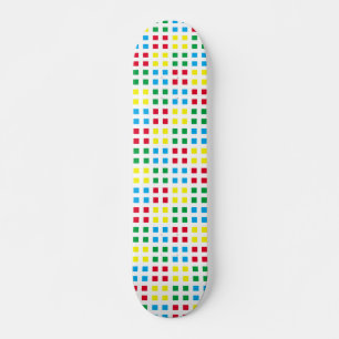 Geometrie - farbiges Muster Skateboard