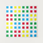 Geometrie - farbiges Muster Wandteppich (Vorderseite (Horizontal))