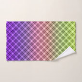 Geometrie, Farbverlauf, Ombre Badhandtuch Set (Handtuch)