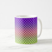 Geometrie, Farbverlauf, Ombre Kaffeetasse (VorderseiteRechts)
