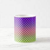Geometrie, Farbverlauf, Ombre Kaffeetasse (Mittel)