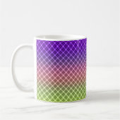 Geometrie, Farbverlauf, Ombre Kaffeetasse (Links)
