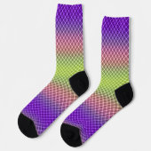 Geometrie, Farbverlauf, Ombre Socken (Linkes Detail)
