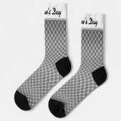 Geometrie, Farbverlauf, Ombre Socks Socken (Linkes Detail)