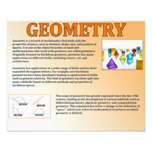 Geometrie Fotodruck