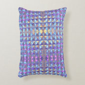 Geometrie für Gold, Blau und Lila Irideszierung 2 Dekokissen (Vorderseite(Vertikal))