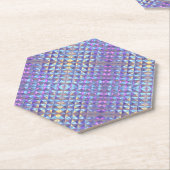 Geometrie für Gold, Blau und Lila Irideszierung 2 Untersetzer (angewinkelt)