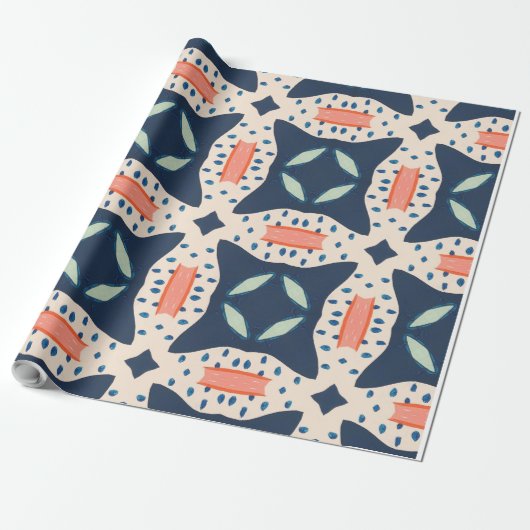 Geometrie Geschenkpapier (Ungerollt)
