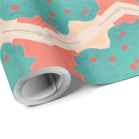 Geometrie Geschenkpapier (Rolleneckpunkt)