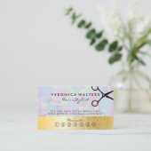 Geometrie | Gold Natural Lines Treuekarte (Stehend Vorderseite)