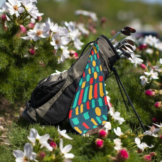 Geometrie Golfhandtuch