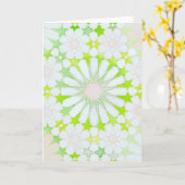 Geometrie-Grußkarte "der Verkettung" islamische Karte (Gelbe Blume)