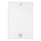 Geometrie in Bewegung Mini Klemmbrett (Rückseite)